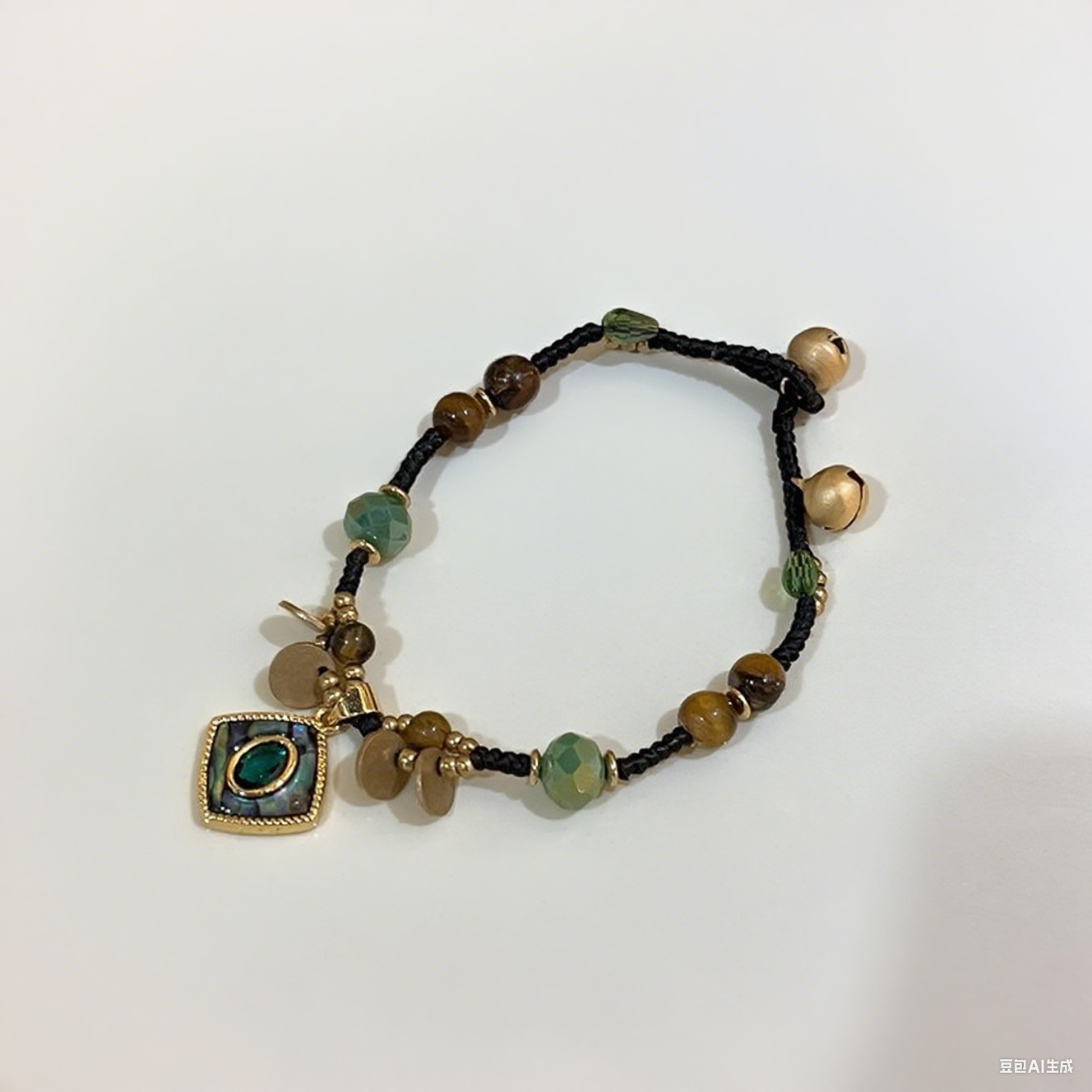 Ceramic Beaded Bracelets with Chinese Cultural Elements